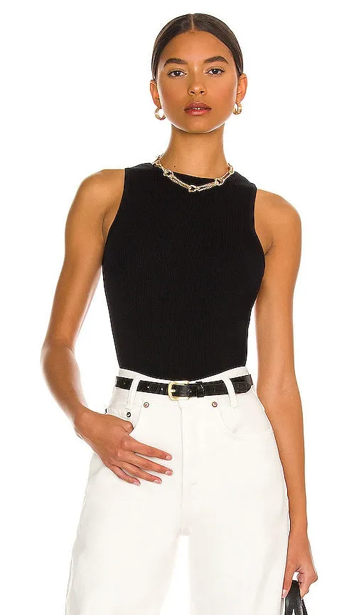 525 Open Back Tank in Black