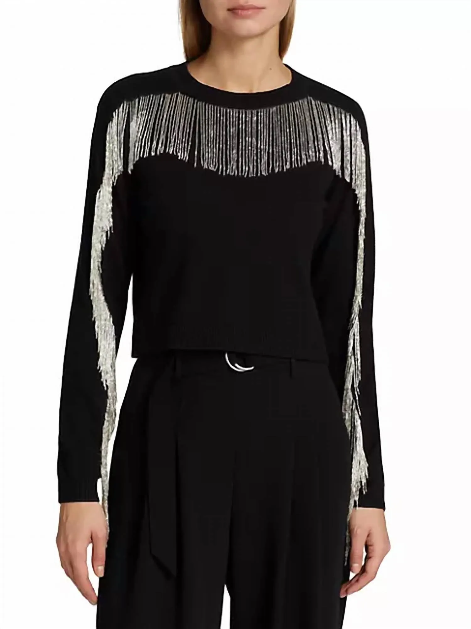 Althea Fringe Sweater