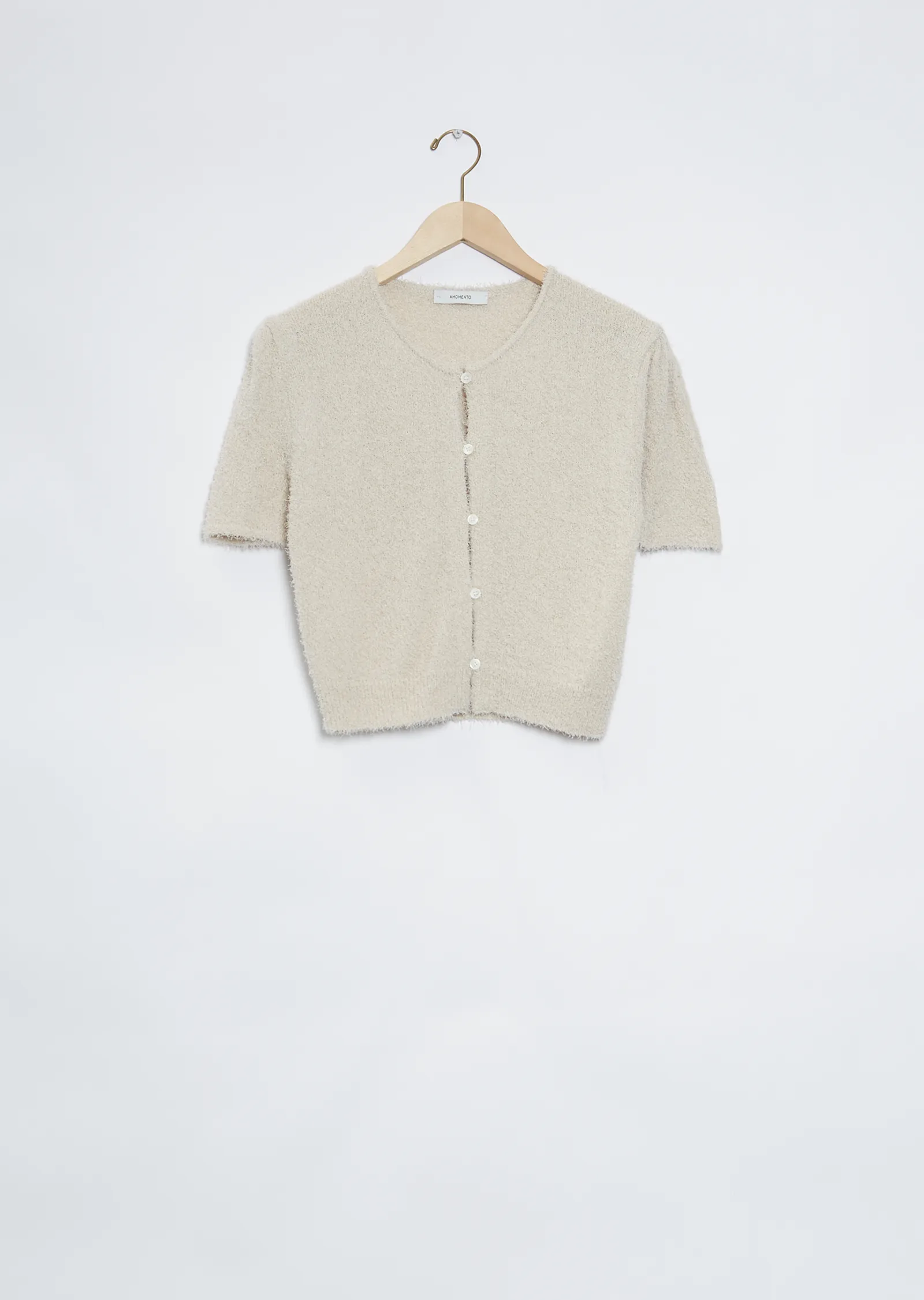 Fancy Balloon Cardigan — Ecru