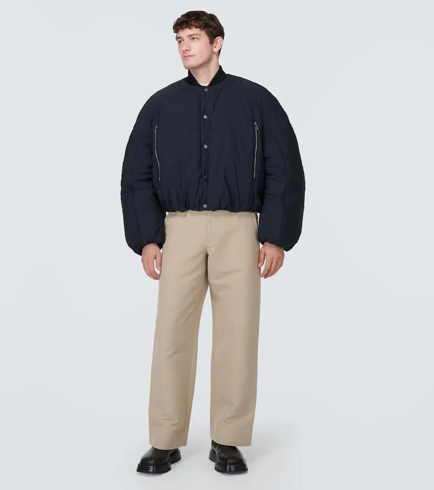 Jacquemus Le Bomber Croissant cropped jacket