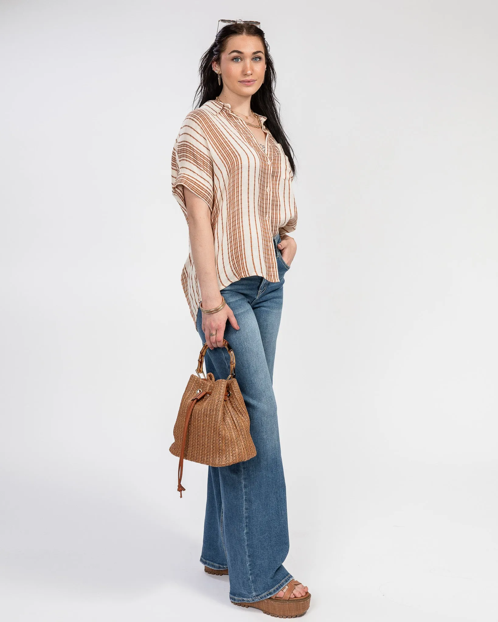 Pina Colada Button-Up
