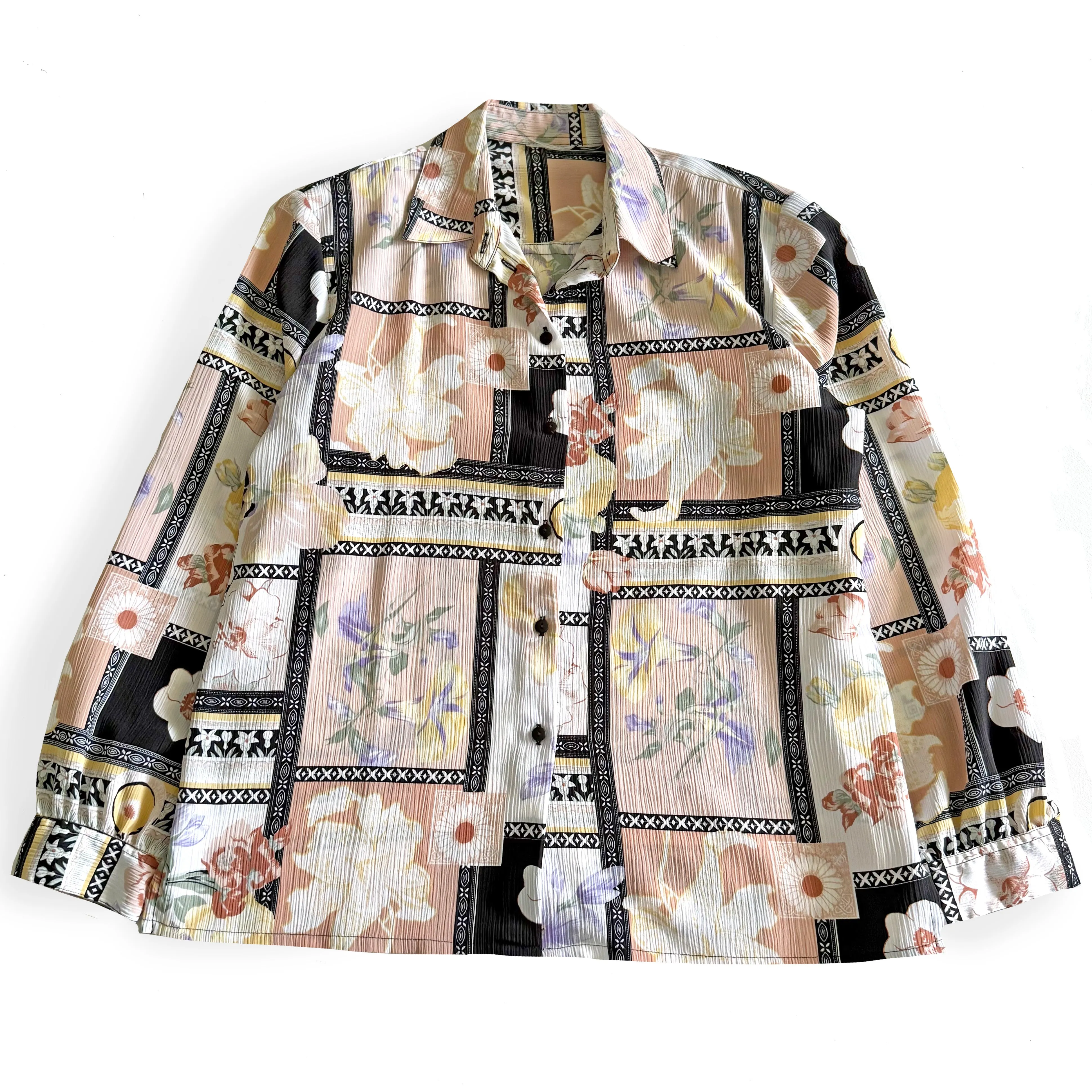 Vintage Floral Button Up Shirt