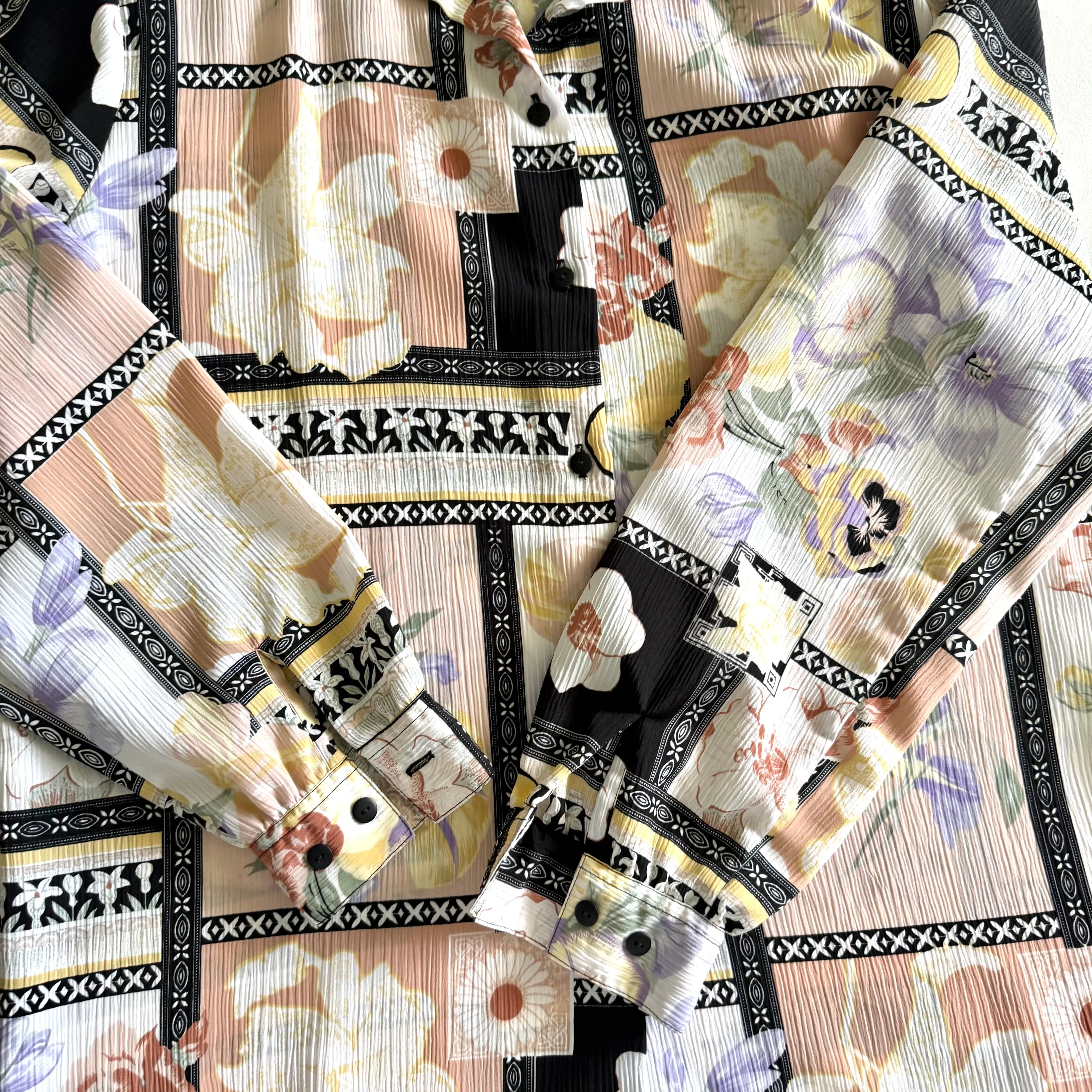 Vintage Floral Button Up Shirt