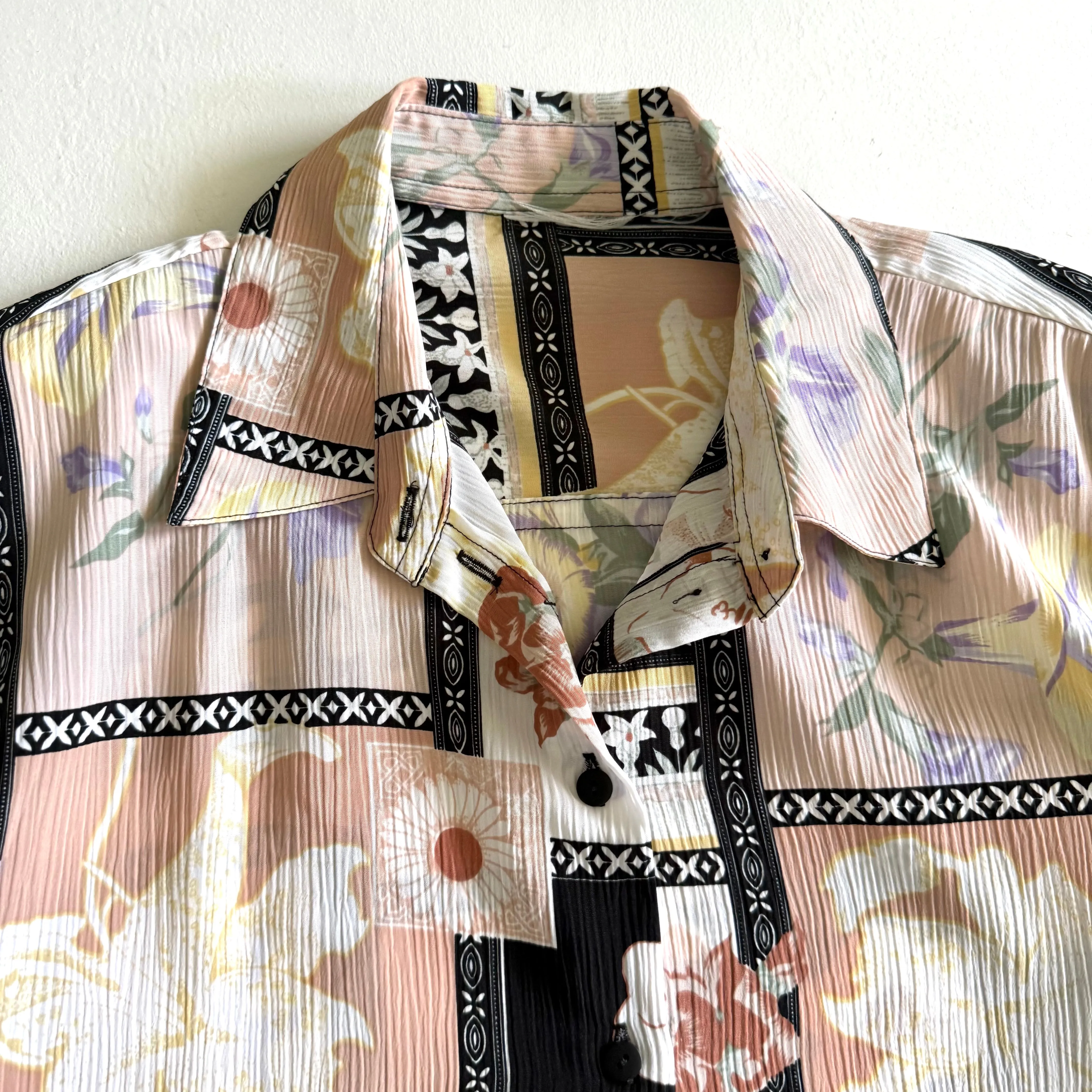 Vintage Floral Button Up Shirt