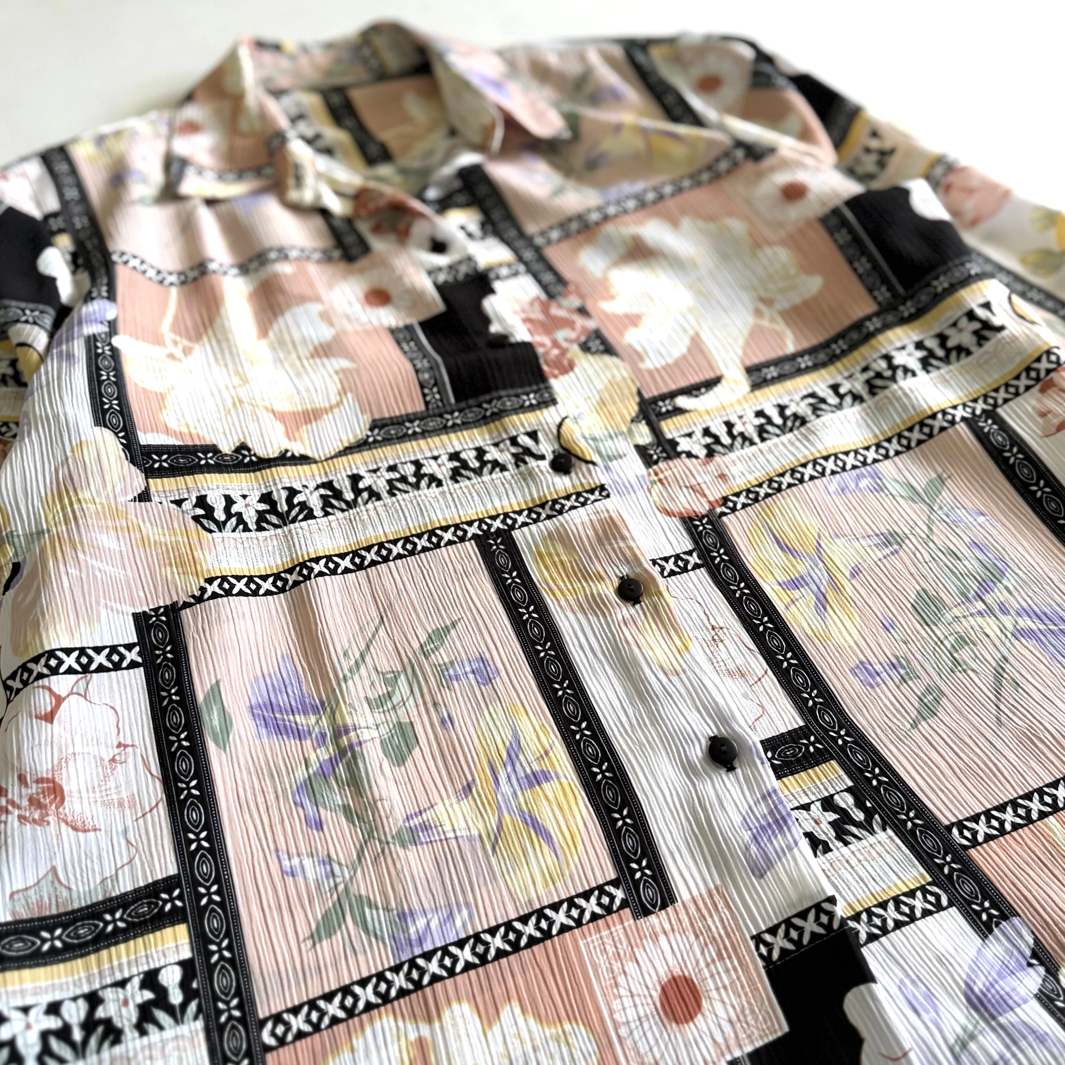 Vintage Floral Button Up Shirt